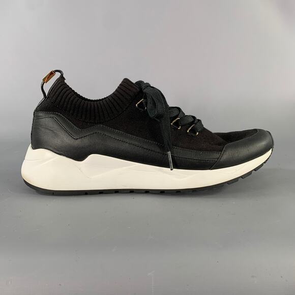 BUSCEMI Size 11 Black Knit Lace Up Lace Up Shoes main image 7